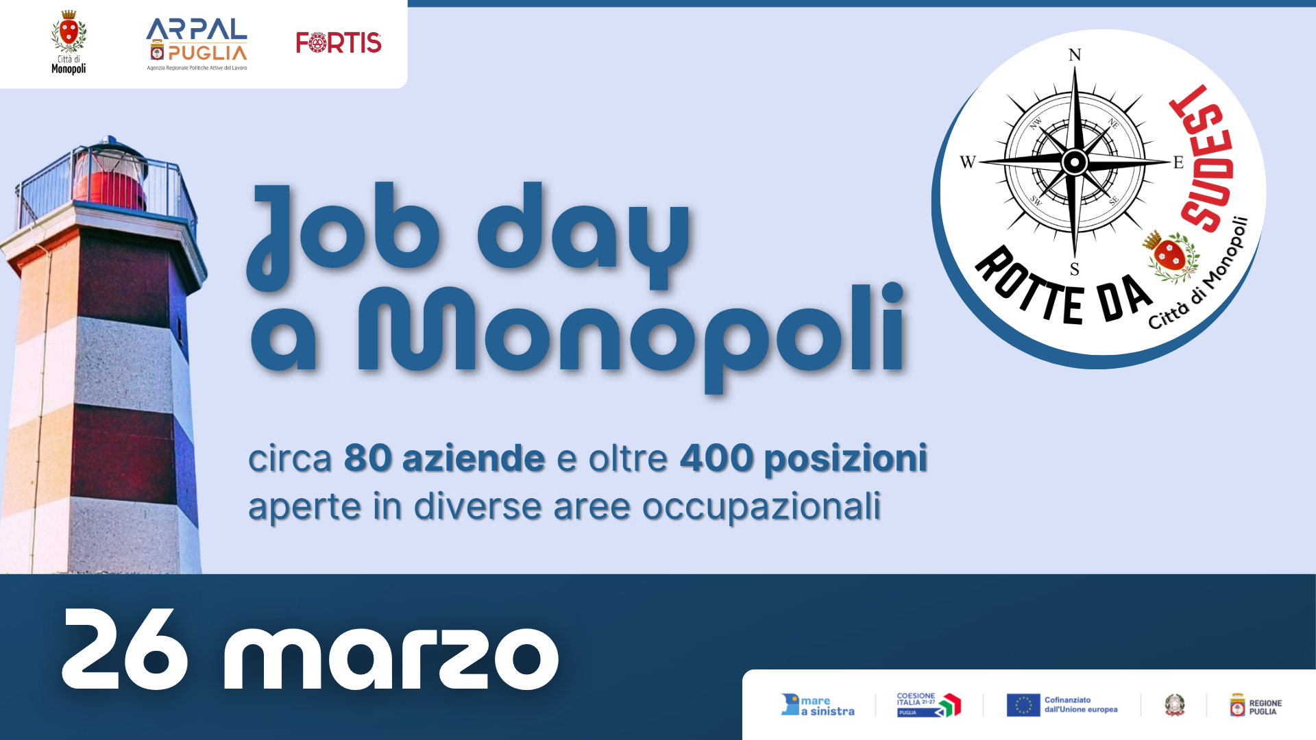 ARPAL e Comune di Monopoli insieme per un Job Day con 80 imprese